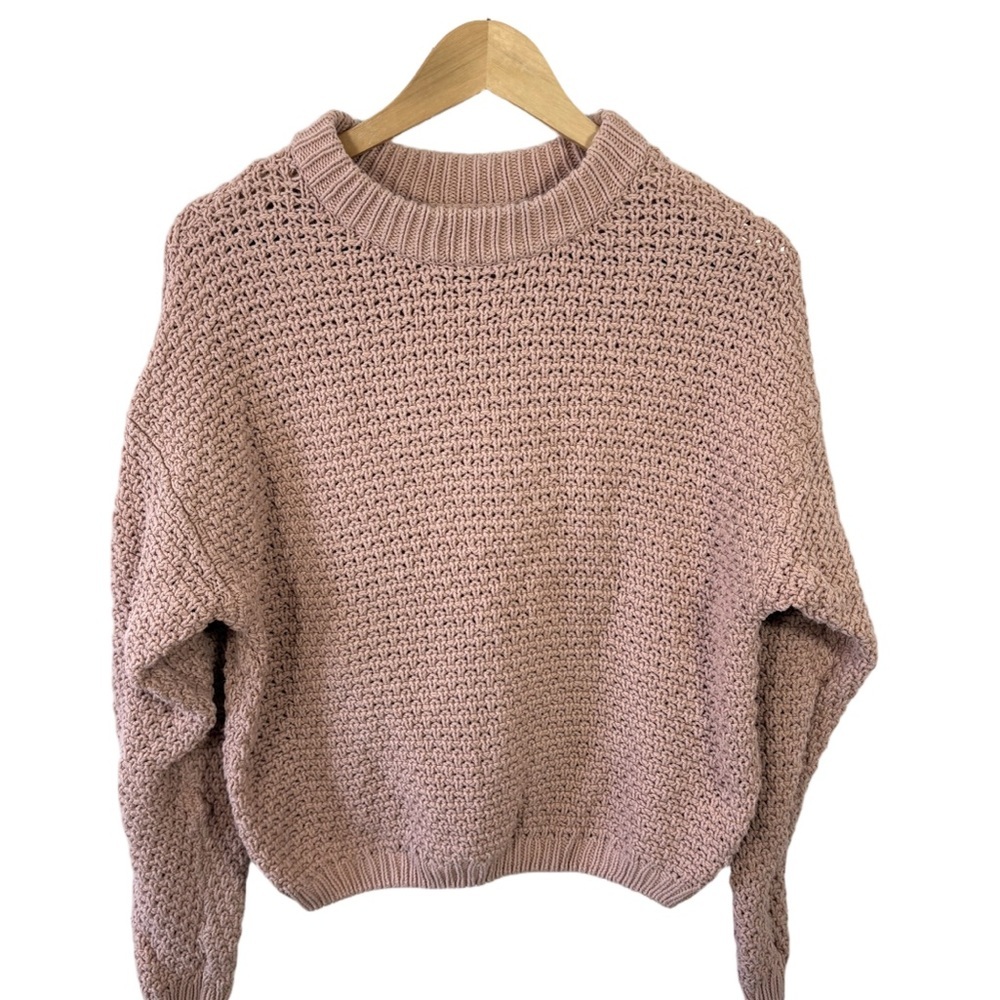Universal Thread Pink Chunky Knit Sweater Women’s Medium